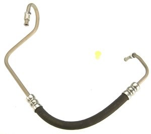 Gates Power Steering Pressure Line Hose Assembly P/N:355550 Fits: Ford Custom 500 77-76, Ford Ltd 1976, Ford Thunderbird 76-75, Lincoln Continental 76-74, Lincoln Mark Iv 76-75, Mercury Grand Marquis 76-75, Mercury Marquis 76-75 - Image 1