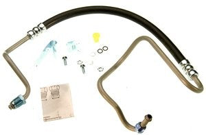 Gates Power Steering Pressure Line Hose Assembly P/N:356990 Fits: Dodge D100, Dodge D100 Panel, Dodge D150, Dodge D200, Dodge D250, Dodge D300, Dodge D350, Dodge D400, Dodge D450, Dodge Ramcharger - Image 1
