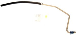 Gates Power Steering Return Line Hose Assembly P/N:358470 Fits: Buick Century, Buick Skylark, Chevrolet Celebrity, Chevrolet Citation, Chevrolet Citation Ii, Oldsmobile Cutlass Calais, Oldsmobile Cutlass Ciera, Oldsmobile Cutlass Cruiser - Image 1