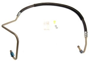 Gates Power Steering Pressure Line Hose Assembly P/N:366850 Fits: Chevrolet Blazer, Chevrolet C10, Chevrolet C10 Suburban, Chevrolet C20, Chevrolet C20 Suburban, Chevrolet C30, Chevrolet K10, Chevrolet K10 Suburban, Chevrolet K20, Chevrolet K20 Suburban - Image 1