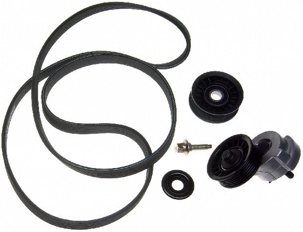 Gates Serpentine Belt Drive Solution Kit P/N:38342K Fits: Chrysler Grand Voyager 2000, Chrysler Voyager 2000, Dodge Caravan 00-96, Dodge Grand Caravan 00-96, Plymouth Grand Voyager 00-96, Plymouth Voyager 00-96 - Image 1