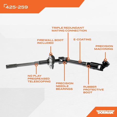 Dorman - OE Solutions Árbol de Dirección P/N:425-259 Fits: Dodge Dakota 00-97, Dodge Durango 00-99 - Image 4