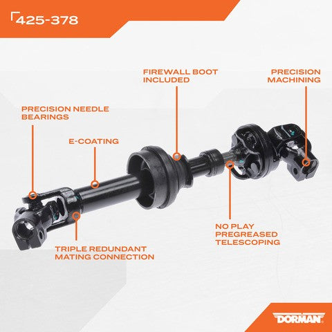 Dorman - OE Solutions Árbol de Dirección P/N:425-378 Fits: Ford Flex 10-09, Ford Police Interceptor Sedan 19-13, Ford Police Responder Hybrid 2019, Ford Special Service Police Sedan 18-14, Ford Taurus 19-10, Lincoln Mks 16-09, Lincoln Mkt 12-10 - Image 4