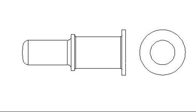 Better Brake Parts Disc Brake Caliper Pin Bushing P/N:4360 Fits: Mercury Capri 80-79, Mercury Zephyr 79-78 - Image 1