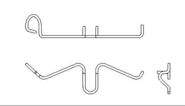 Better Brake Parts Disc Brake Pad Spring P/N:4375 Fits: Dodge Omni 82-78, Dodge Rampage 1982, Volkswagen Jetta 82-81, Volkswagen Rabbit 84-80, Volkswagen Rabbit Convertible 84-80, Volkswagen Rabbit Pickup 83-80, Volkswagen Scirocco 83-79 - Image 1