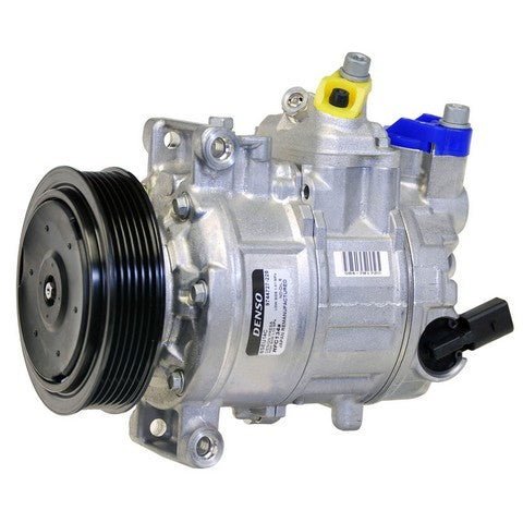 DENSO Auto Parts A/C Compressor P/N:471-1494 Fits: Audi A3 13-08, Audi A3 Quattro 11-10, Audi Q3 18-15, Audi Q3 Quattro 18-15, Audi Tt 2009, Audi Tt Quattro 15-09, Volkswagen Eos 16-09 - Image 1