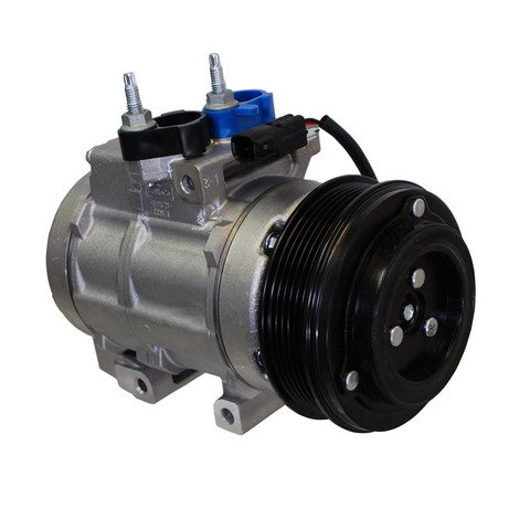 DENSO Auto Parts A/C Compressor P/N:471-6052 Fits: Ford Expedition, Ford F-150, Ford F-250 Super Duty, Ford F-350 Super Duty, Ford F-450 Super Duty, Ford F-550 Super Duty, Lincoln Mark Lt, Lincoln Navigator - Image 1