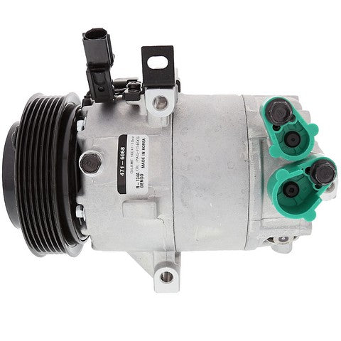 DENSO Auto Parts A/C Compressor P/N:471-6068 Fits: Hyundai Elantra 13-11, Hyundai Elantra Coupe 2013, Hyundai Elantra Gt 2013, Kia Soul 13-12 - Image 1