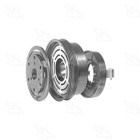 Four Seasons A/C Compressor Clutch P/N:47877 Fits: Hyundai Accent 98-95, Hyundai Elantra 96-94, Hyundai Sonata 98-90, Hyundai Tiburon 01-97, Hyundai Tiburon 05-03, Kia Sephia 01-98, Mercury Villager 02-93, Nissan Quest 02-93 - Image 1