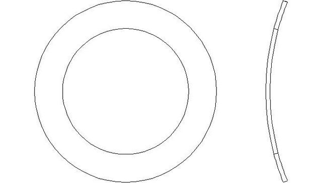 Better Brake Parts Washer P/N:5263 Fits: Chrysler Daytona, Chrysler E Class, Chrysler Executive Limousine, Chrysler Executive Sedan, Chrysler Laser, Chrysler Lebaron, Chrysler New Yorker, Chrysler Pt Cruiser, Chrysler Sebring, Chrysler TOWN & COUNTRY - Image 1