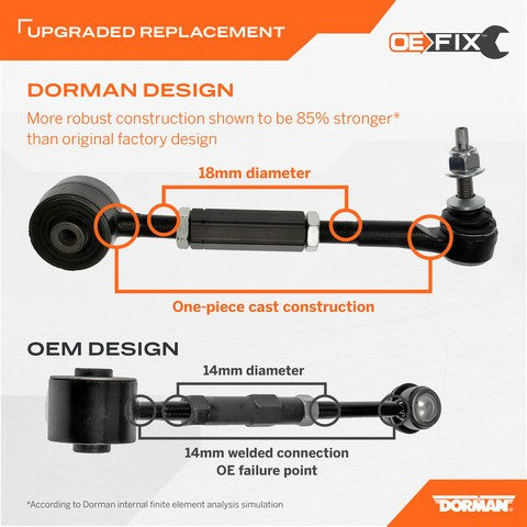 Dorman - OE Solutions Brazo Lateral con Rótula P/N:527-168 Fits: Ford Flex 19-11, Ford Police Interceptor Sedan 19-13, Ford Special Service Police Sedan 18-14, Ford Taurus 19-11, Lincoln Mks 16-11, Lincoln Mkt 19-11 - Image 5