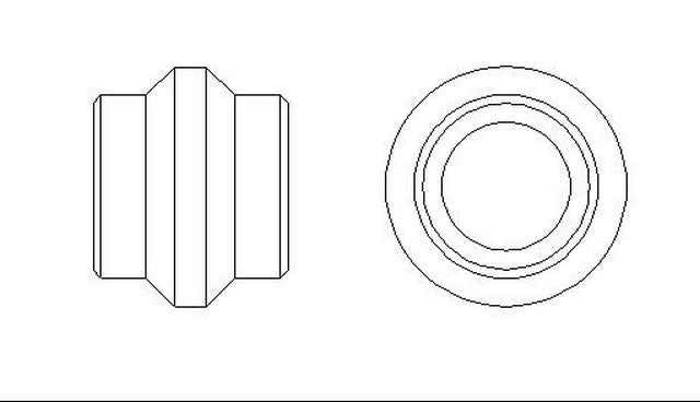 Better Brake Parts Disc Brake Caliper Bushing P/N:5348 Fits: Chevrolet Camaro 89-82 - Image 1
