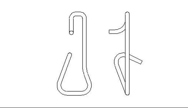 Better Brake Parts Disc Brake Caliper Pin Boot,Disc Brake Pad Spring P/N:5355 Fits: Chrysler TOWN & COUNTRY, Dodge Caravan, Dodge Grand Caravan, Dodge Mini Ram, Dodge Omni, Plymouth Grand Voyager, Plymouth Scamp, Plymouth Voyager - Image 1