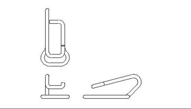 Better Brake Parts Disc Brake Pad Spring P/N:5407 Fits: Dodge Omni 1990, Dodge Omni 88-83, Plymouth Scamp 1983 - Image 1