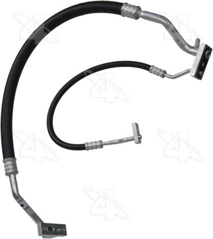 Four Seasons A/C Suction and Liquid Line Hose Assembly P/N:55553 Fits: Dodge D100 89-86, Dodge D150 89-86, Dodge D250 89-86, Dodge D350 89-86, Dodge Ramcharger 89-86, Dodge W100 89-86, Dodge W150 89-86, Dodge W250 89-86, Dodge W350 89-86 - Image 1