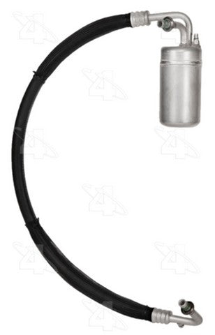 Four Seasons A/C Accumulator with Hose Assembly,A/C Refrigerant Suction Hose P/N:55614 Fits: Ford Cougar 93-91, Ford Thunderbird 93-91, Mercury Cougar 93-91 - Image 1