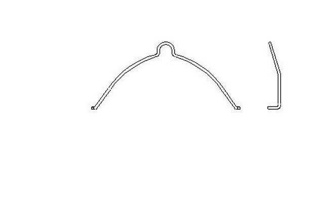 Better Brake Parts Disc Brake Caliper Pin Boot,Disc Brake Pad Spring P/N:56100 Fits: Ford Excursion 05-00, Ford F-250 Super Duty 04-99, Ford F-350 Super Duty 04-99, Lincoln Continental 87-82, Lincoln Mark Vii 92-84 - Image 1