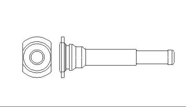 Better Brake Parts Disc Brake Caliper Bolt,Disc Brake Caliper Pin P/N:56175 Fits: Chevrolet Equinox, Dodge Dakota, Ford Explorer, Ford Ranger, Mazda B2300, Mazda B3000, Mazda B4000, Mercury Mountaineer, Pontiac Torrent, Saturn Vue, Toyota Venza - Image 1