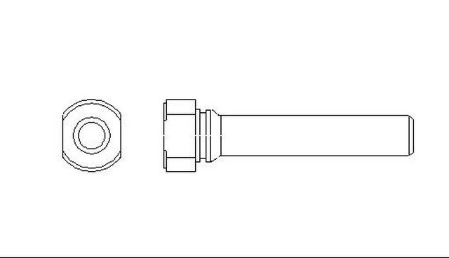 Better Brake Parts Disc Brake Caliper Bolt P/N:56290 Fits: Chevrolet Colorado 08-04, GMC Canyon 08-04, Isuzu I-280 2006, Isuzu I-290 08-07, Isuzu I-350 2006, Isuzu I-370 08-07 - Image 1