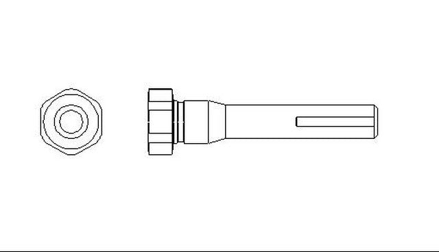 Better Brake Parts Disc Brake Caliper Bolt P/N:56316 Fits: Chrysler 300 23-05, Dodge Challenger 23-09, Dodge Charger 23-06, Dodge Magnum 08-05 - Image 1