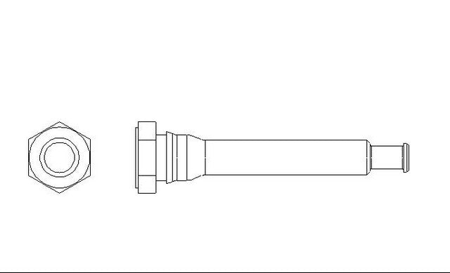 Better Brake Parts Disc Brake Caliper Bolt P/N:56347 Fits: Acura Ilx, Acura Rdx, Acura Rlx, Acura Tlx, Honda Accord, Honda Accord Crosstour, Honda Civic, Honda Clarity, Honda Crosstour, Honda Cr-v - Image 1
