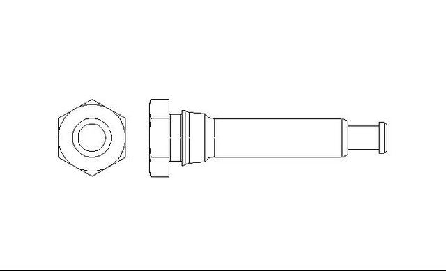 Better Brake Parts Disc Brake Caliper Bolt P/N:56349 Fits: Acura Tsx 14-11, Honda Accord 17-11, Honda Odyssey 10-05 - Image 1