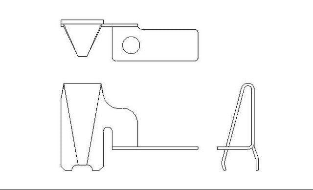 Better Brake Parts Disc Brake Pad Retaining Clip,Disc Brake Pad Wear Sensor P/N:56373 Fits: Ford F-250 Super Duty 12-05, Ford F-350 Super Duty 12-05, Ford F-450 Super Duty 12-11 - Image 1