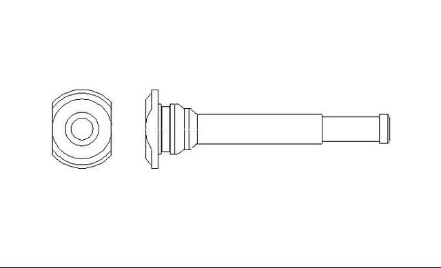 Better Brake Parts Disc Brake Caliper Bolt P/N:56383 Fits: Dodge Sprinter 2500, Fiat 500, Freightliner Sprinter 2500, Infiniti Qx56, Jaguar X-type, Mercedes-benz Sprinter 2500, Nissan Armada, Nissan Pathfinder Armada, Nissan Titan, Toyota Venza - Image 1