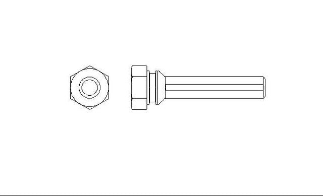 Better Brake Parts Disc Brake Caliper Bolt P/N:56385 Fits: Acura Cl, Acura Ilx, Acura Integra, Acura Rdx, Acura Rl, Acura Rsx, Acura Tl, Acura Tsx, Buick Enclave - Image 1
