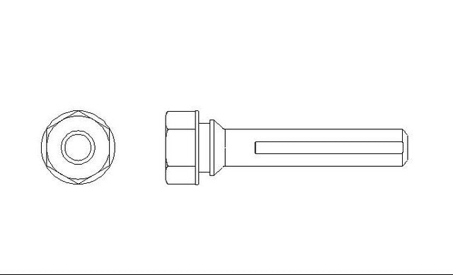 Better Brake Parts Disc Brake Caliper Bolt P/N:56403 Fits: Hyundai Sonata 10-06, Kia Sportage 10-05 - Image 1