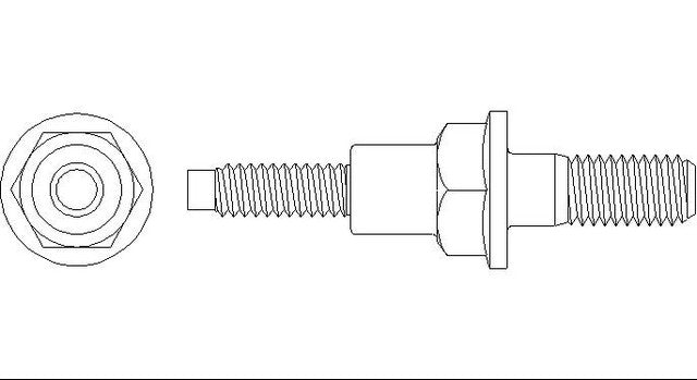 Better Brake Parts Disc Brake Caliper Bolt P/N:56618 Fits: Ford Edge 14-11, Lincoln Mkx 15-11 - Image 1