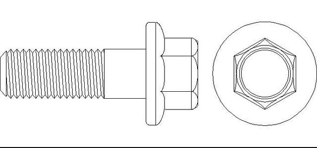Better Brake Parts Disc Brake Caliper Bolt P/N:56631 Fits: Buick Cascada, Buick Verano, Fiat 124 Spider, Ford Bronco, Ford E-transit, Ford Ranger, Ford Transit-150, Ford Transit-250, Ford Transit-350, Ford Transit-350 Hd - Image 1