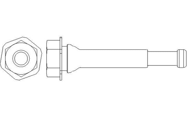 Better Brake Parts Disc Brake Caliper Bolt,Disc Brake Caliper Pin P/N:56696 Fits: Acura Rlx, Acura Tlx, Alfa Romeo Tonale, Audi A3, Audi A3 Quattro, Audi A3 Sportback E-tron, Audi E-tron Quattro, Audi E-tron Sportback, Audi Q3, Audi Q7 - Image 1