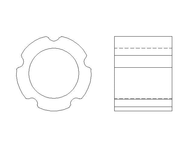 Better Brake Parts Disc Brake Caliper Pin Bushing P/N:56718 Fits: Toyota Mirai 19-16, Toyota Prius V 17-12 - Image 1