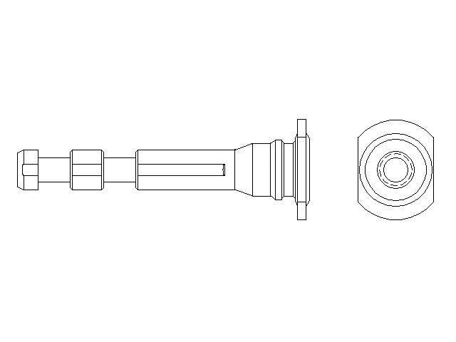 Better Brake Parts Disc Brake Caliper Bolt P/N:56755 Fits: Buick Envision 20-16, Buick Lacrosse 19-17, Buick Regal Tourx 20-18, Cadillac Xt4 2019, Chevrolet Camaro 20-16, Chevrolet Equinox 20-18, GMC Terrain 20-18 - Image 1