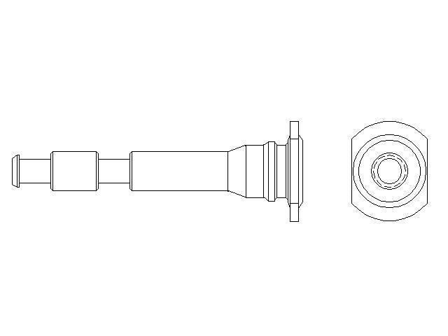 Better Brake Parts Disc Brake Caliper Bolt P/N:56756 Fits: Buick Envision 20-16, Buick Lacrosse 19-17, Buick Regal Tourx 20-18, Cadillac Xt4 2019, Chevrolet Camaro 20-16, Chevrolet Equinox 20-18, GMC Terrain 20-18 - Image 1