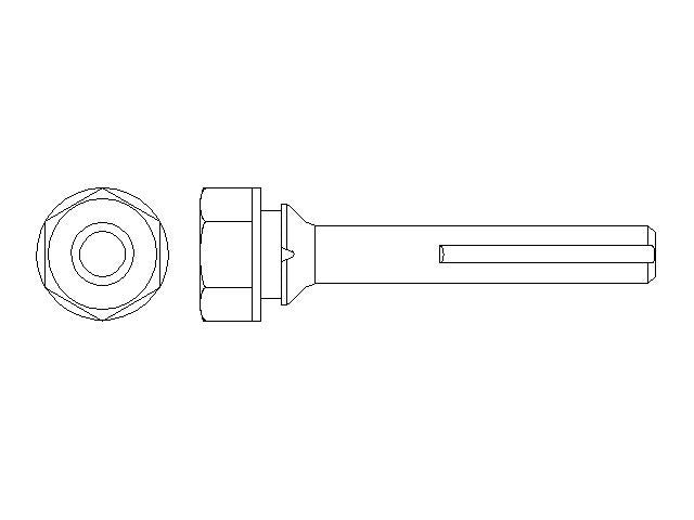 Better Brake Parts Disc Brake Caliper Bolt,Disc Brake Caliper Pin P/N:56801 Fits: Buick Encore Gx 23-20, Cadillac Ats 19-13, Cadillac Cts 19-14, Chevrolet Malibu 21-16, Chevrolet Trailblazer 23-21 - Image 1