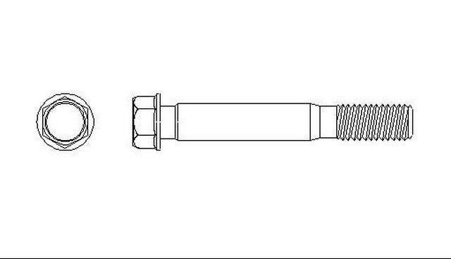 Better Brake Parts Disc Brake Caliper Bolt P/N:5750 Fits: Audi Fox, Buick Lesabre, Buick Park Avenue, Buick Regal, Buick Riviera, Cadillac Allante, Cadillac Deville, Cadillac Eldorado, Cadillac Seville - Image 1