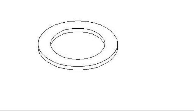 Better Brake Parts Disc Brake Caliper Washer P/N:5769 Fits: Audi Fox, Chevrolet Nova, Dodge 2000 Gtx, Dodge Colt, Dodge Stealth, Eagle Summit, Geo Prizm, Honda Accord - Image 1