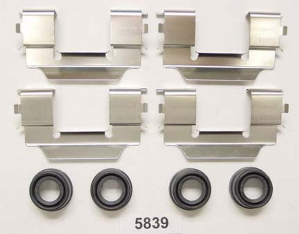 Better Brake Parts Disc Brake Hardware Kit P/N:5839K Fits: Buick Enclave, Buick Rainier, Chevrolet Ssr, Chevrolet Trailblazer, Chevrolet Trailblazer Ext, Chevrolet Traverse, GMC Acadia, GMC Acadia Limited, GMC Envoy, GMC Envoy Xl - Image 1