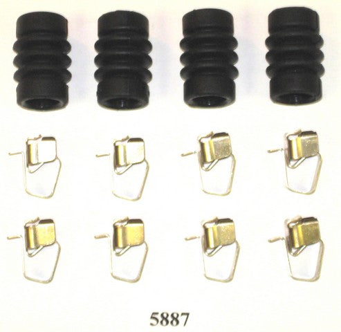 Better Brake Parts Disc Brake Hardware Kit P/N:5887K Fits: Chrysler Aspen 09-07, Dodge Dakota 10-04, Dodge Durango 09-07, Dodge Ram 1500 10-06, Mitsubishi Raider 09-06, Ram 1500 18-11, Ram 1500 Classic 24-19, Ram Dakota 2011 - Image 1