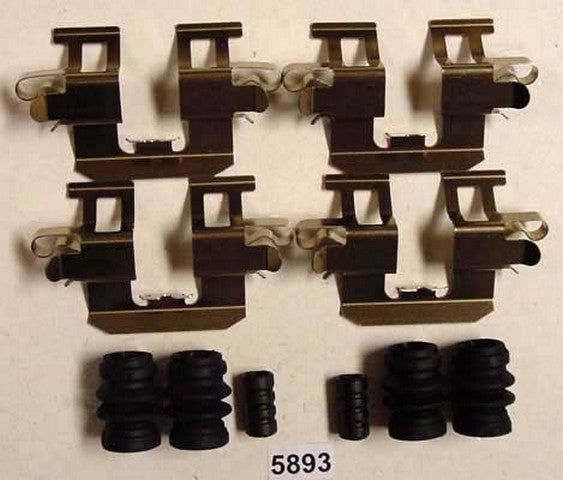 Better Brake Parts Disc Brake Hardware Kit P/N:5893K Fits: Ford Fusion 12-06, Lincoln Mkz 12-07, Lincoln Zephyr 2006, Mazda 6 13-06, Mercury Milan 11-06 - Image 1