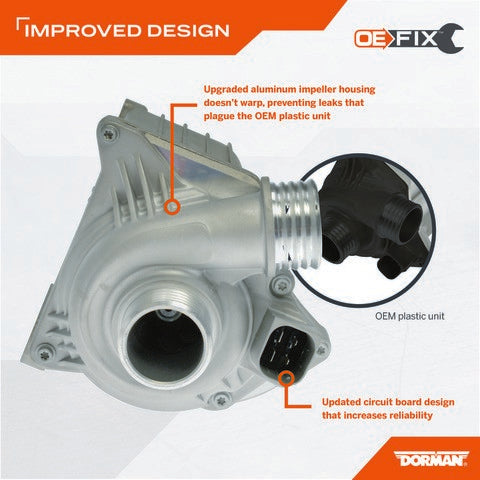 Dorman - OE Solutions Bomba de Agua de Motor P/N:599-962 Fits: BMW 1 Series M, BMW 135i, BMW 335i, BMW 335i Xdrive, BMW 335is, BMW 335xi, BMW 535i, BMW 535i Gt, BMW 535i Gt Xdrive, BMW 535i Xdrive - Image 7