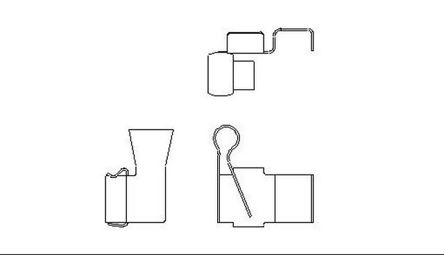 Better Brake Parts Disc Brake Pad Retaining Clip P/N:6027 Fits: Toyota Pickup 92-85, Toyota T100 98-93 - Image 1