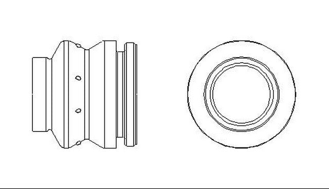 Better Brake Parts Disc Brake Caliper Bushing,Disc Brake Caliper Pin Boot P/N:6056 Fits: Ford Aspire, Ford Escort, Ford Festiva, Kia Rio, Kia Sephia, Kia Spectra, Mazda 323, Mazda Mx-3, Mazda Protege, Mercury Capri - Image 1