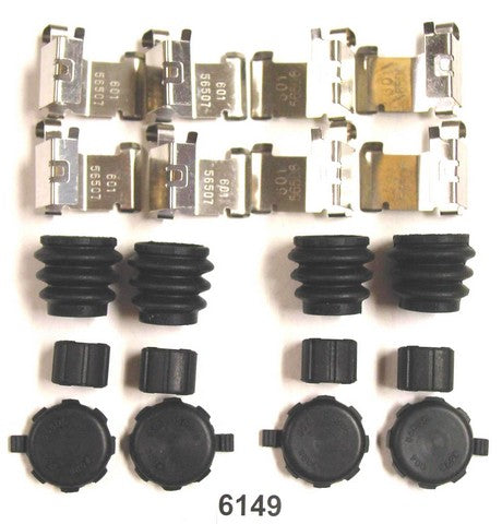 Better Brake Parts Disc Brake Hardware Kit P/N:6149K Fits: Chevrolet Express 3500, Chevrolet Express 4500, Ford E-150, Ford E-250, Ford E-350 Super Duty, Ford E-450 Super Duty, GMC Savana 3500, GMC Savana 4500 - Image 1