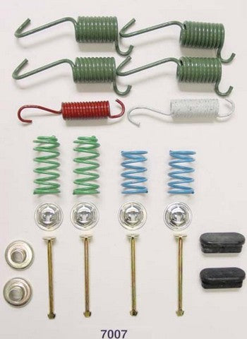 Better Brake Parts Drum Brake Hardware Kit P/N:7007K Fits: Buick Gs 350, Buick Gs 400, Buick Skylark, Buick Special, Buick Sportwagon, Oldsmobile 442, Oldsmobile Custom Cruiser, Oldsmobile Cutlass, Oldsmobile Cutlass Supreme, Oldsmobile F85 - Image 1