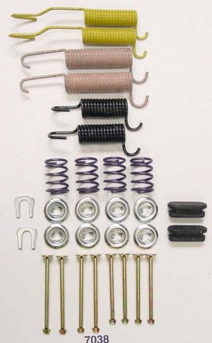 Better Brake Parts Drum Brake Hardware Kit P/N:7038K Fits: Dodge A100, Dodge A100 Pickup, Dodge A100 Truck, Dodge A108 Van, Dodge Coronet, Plymouth Belvedere, Plymouth Belvedere Ii, Plymouth Road Runner, Plymouth Satellite - Image 1