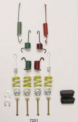 Better Brake Parts Drum Brake Hardware Kit P/N:7251K Fits: Ford Escort 89-81, Mercury Lynx 87-81 - Image 1