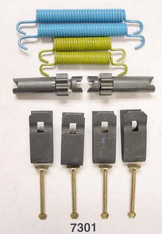 Better Brake Parts Parking Brake Hardware Kit P/N:7301K Fits: Chrysler 300m 04-99, Chrysler Concorde 04-93, Dodge Intrepid 02-93, Dodge Neon 05-95, Eagle Vision 97-93, Plymouth Acclaim 95-91, Plymouth Neon 01-95, Plymouth Sundance 94-93 - Image 1